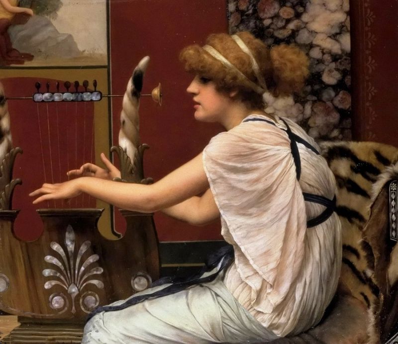 erato at her lyre