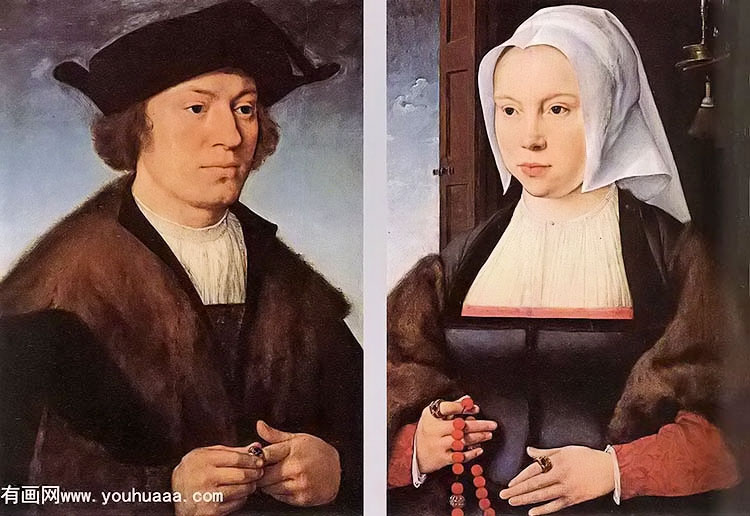 ŮФ - portrait of a man and woman