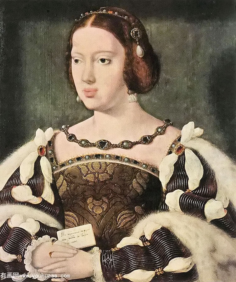 ŵʺ - portrait of eleonora, queen of france