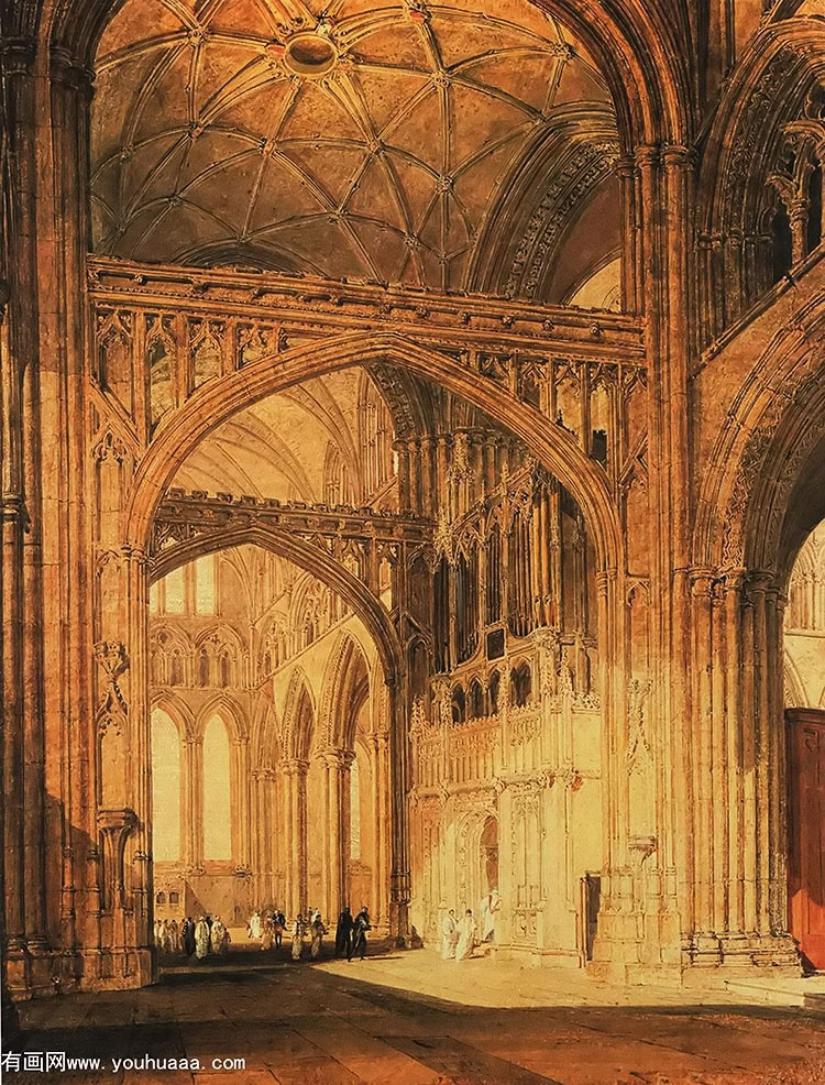 interior of salisbury cathedral