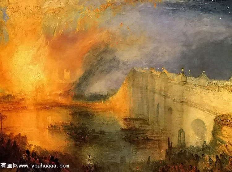 the burning of the houses of parliament