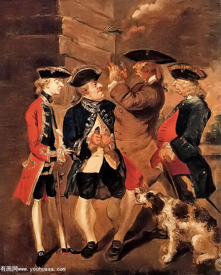 ˹ɣɪʿԼɪɭͻ - portrait of charles turner, sir william lowther, joseph leeson and monsieur huet