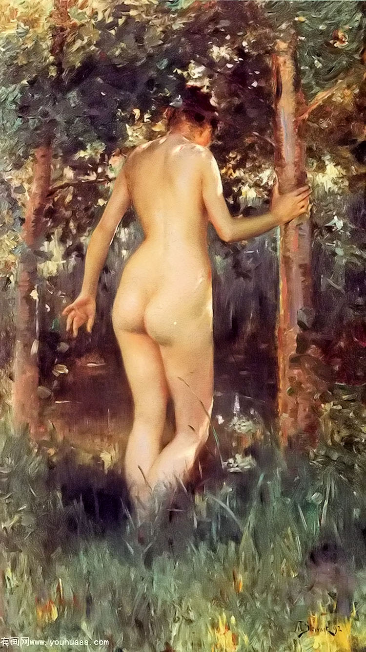 study of a nude woman