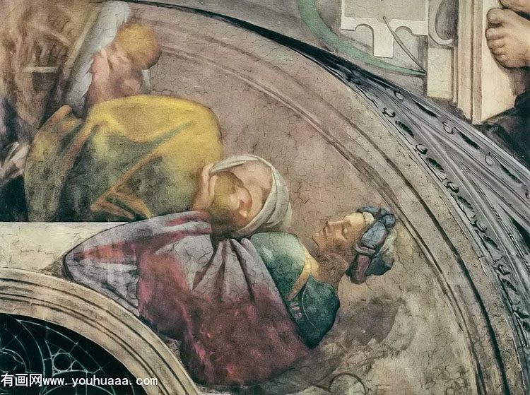 ͼٸ˹͢ù - the ancestors of christ rome vatican the vault of the sistine chapel