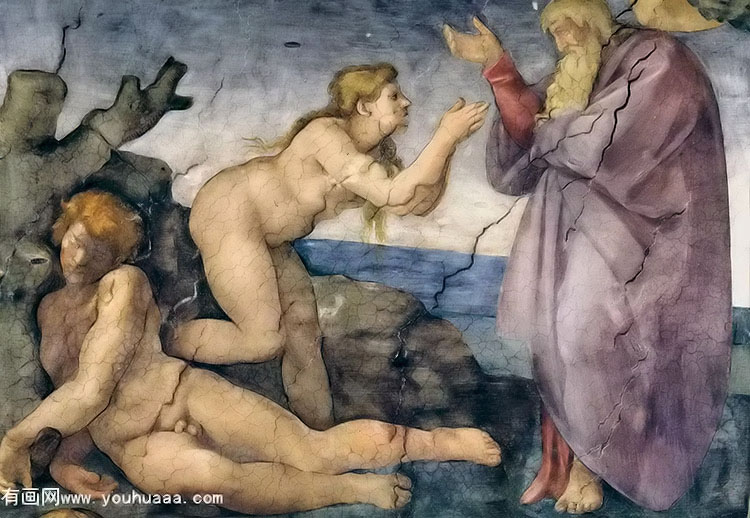 the creation of eve rome vatican the vault of the sistuine chapel