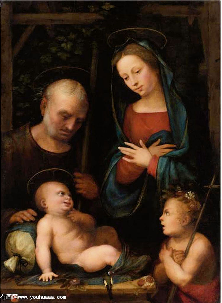 ʥͥʩϴʥԼ - holy family with saint john the baptist