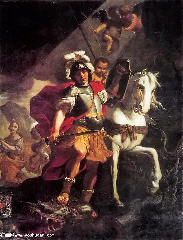 st george victorious over the dragon