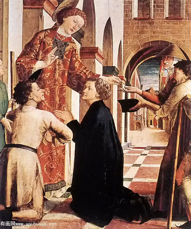 st lawrence distributing the alms