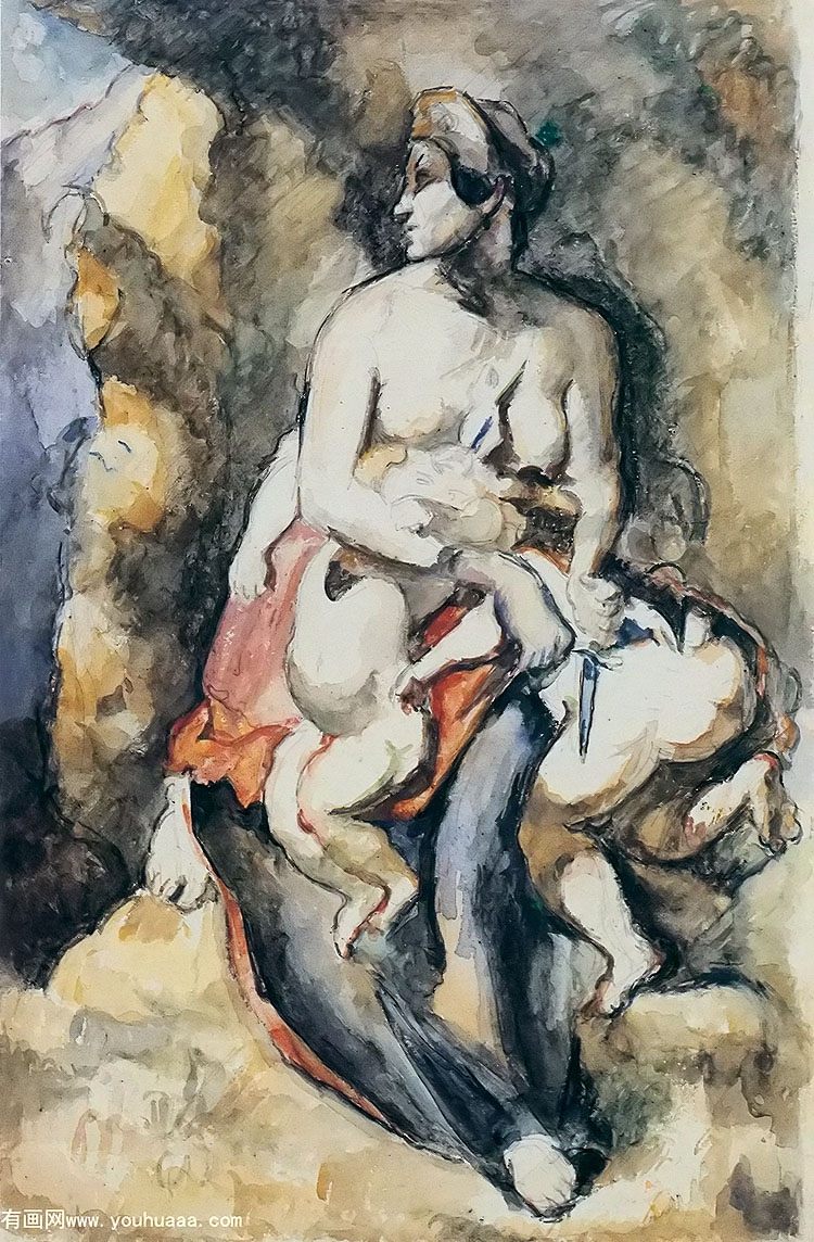 la medee de delacroix aquarelle