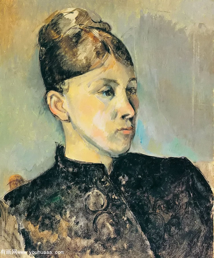 з˵Ф - portrait de madame cezanne