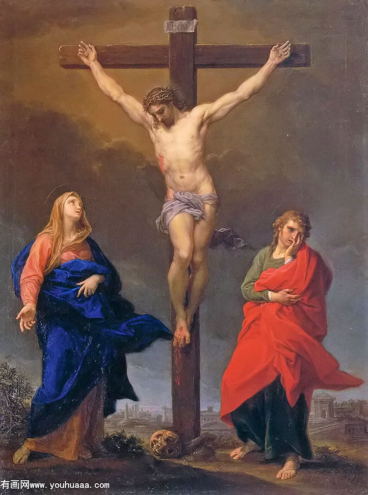 ʮּϵĻʥĸ봫ʥԼ - christ on the cross with the virgin and saint john the evangelist