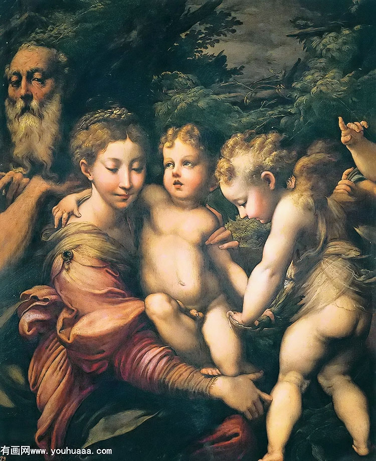 ʥͥʹ - holy family with angels