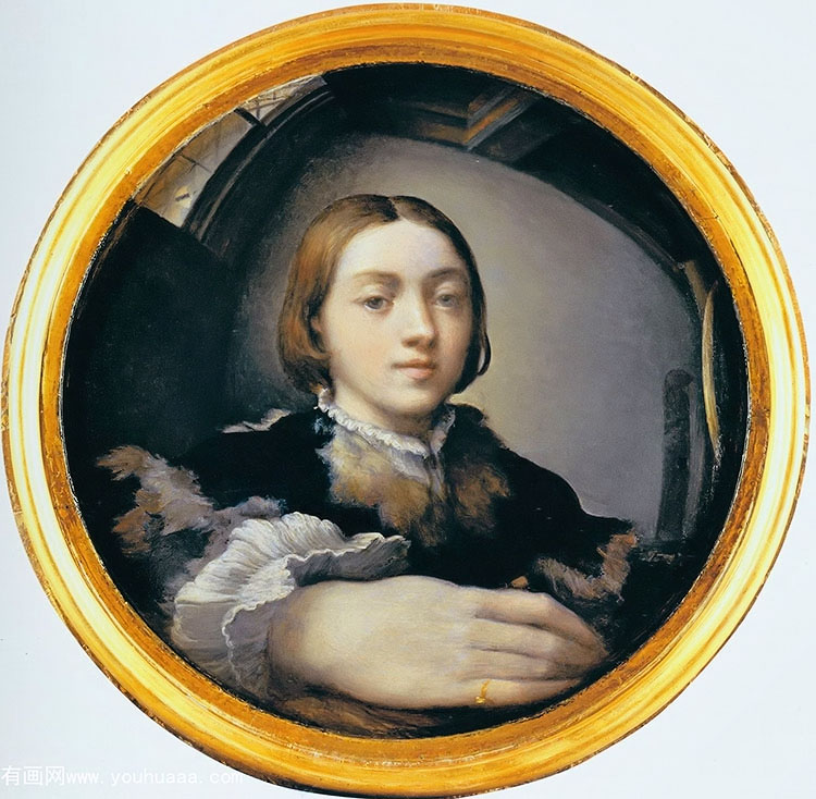 ͹Ի - self portrait in a convex mirror