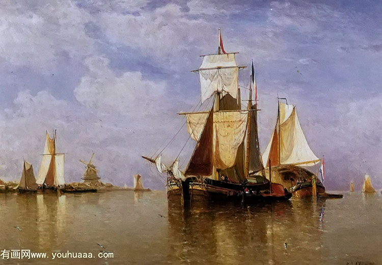 shipping off the dutch coast