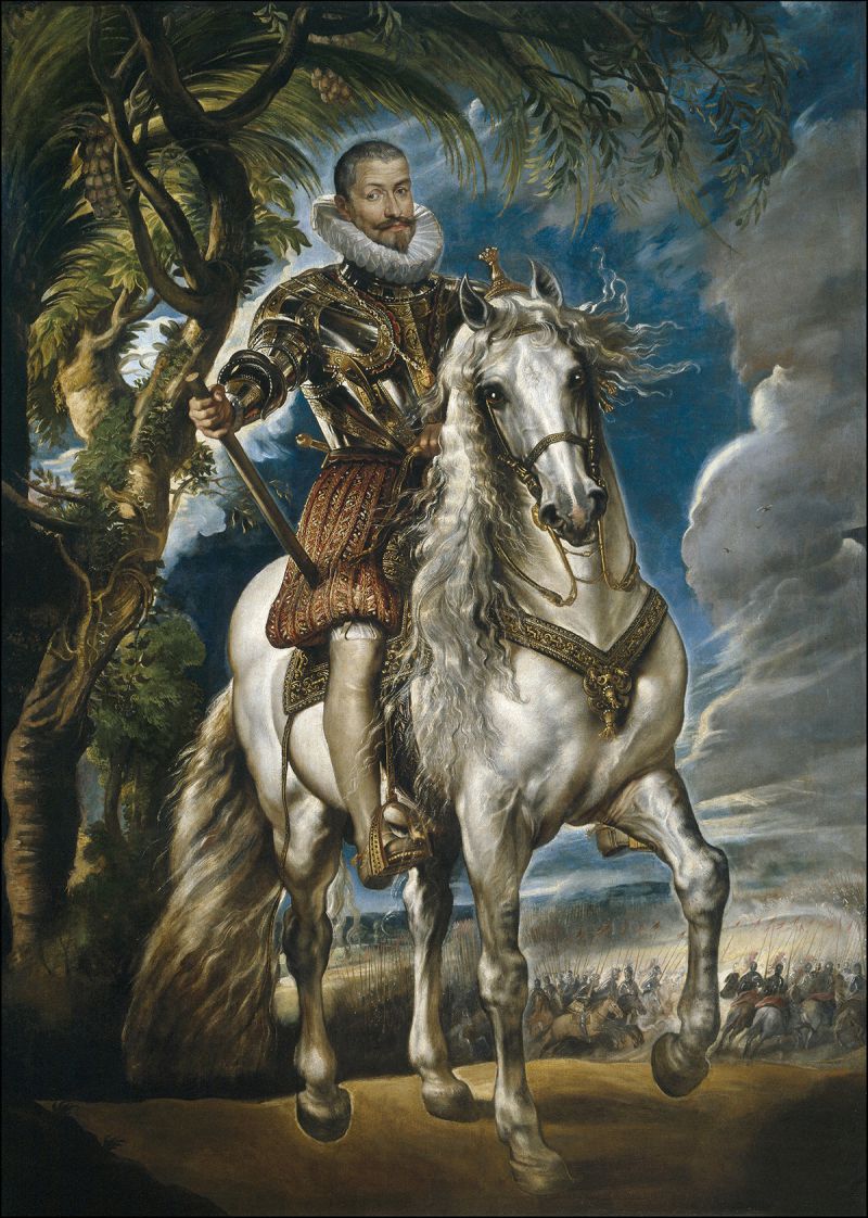 Ф - Equestrian Portrait of the Duke of Lerma