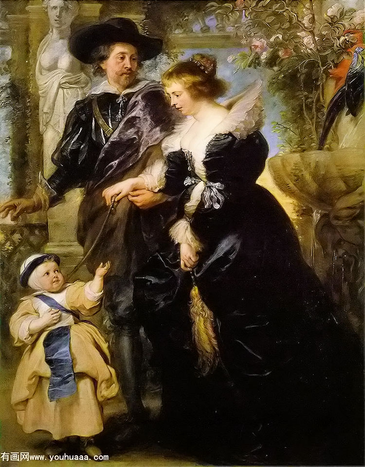 ׷³˹Ͷӱ˵ - rubens, his wife helena fourment, and their son peter paul