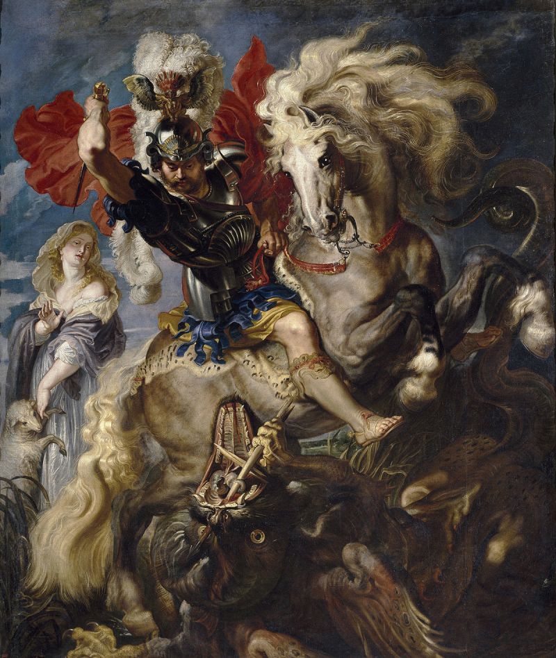 ʥ - Saint George Battles the Dragon