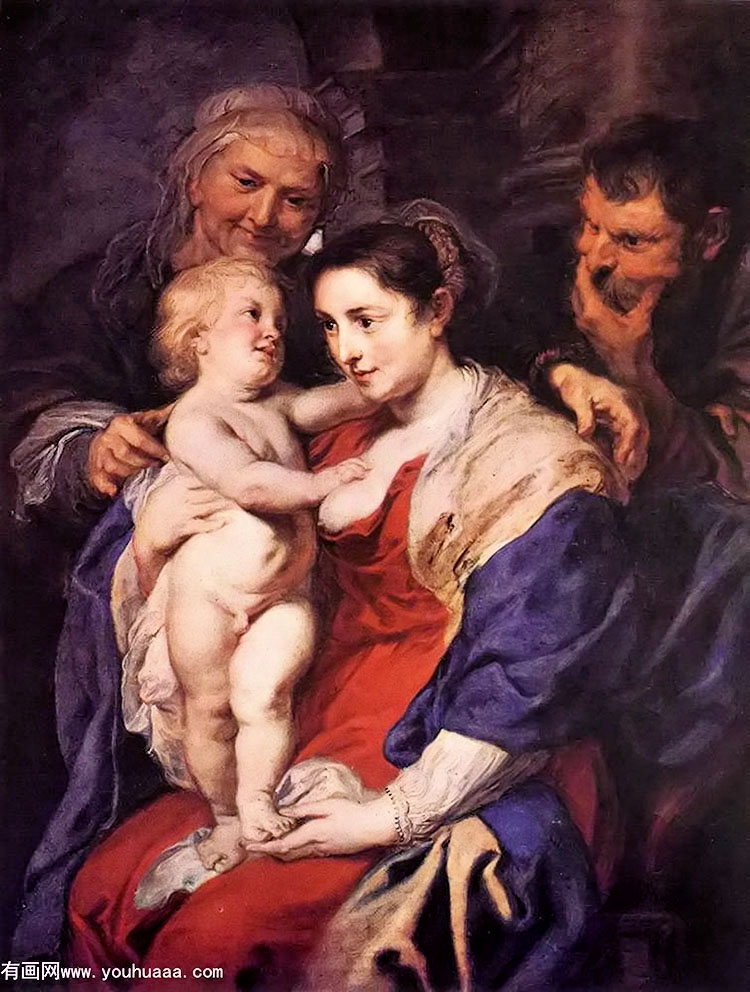 ʥͥʥ - the holy family with st. anne