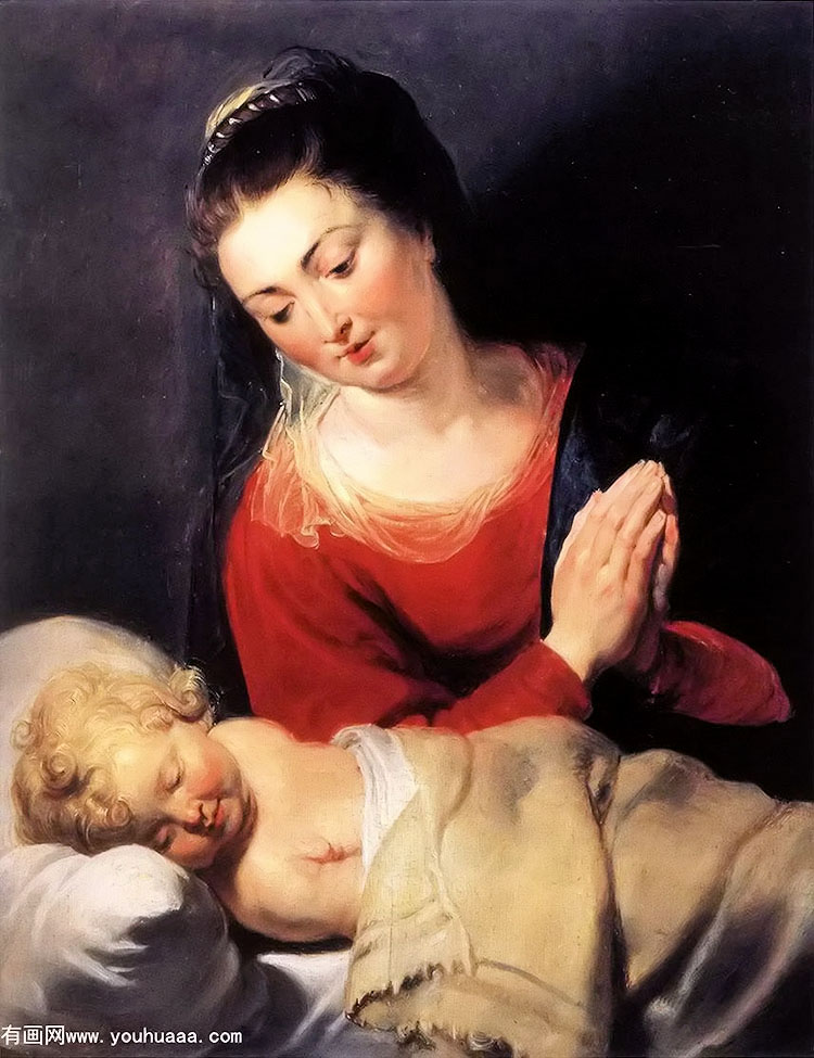 ʥĸʥӤ - virgin in adoration before the christ child