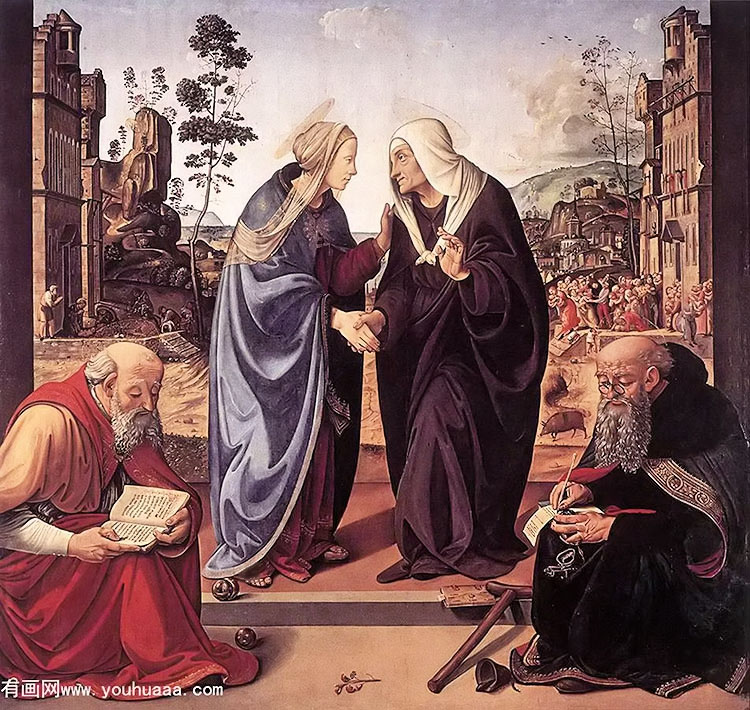 the visitation with sts nicholas and anthony