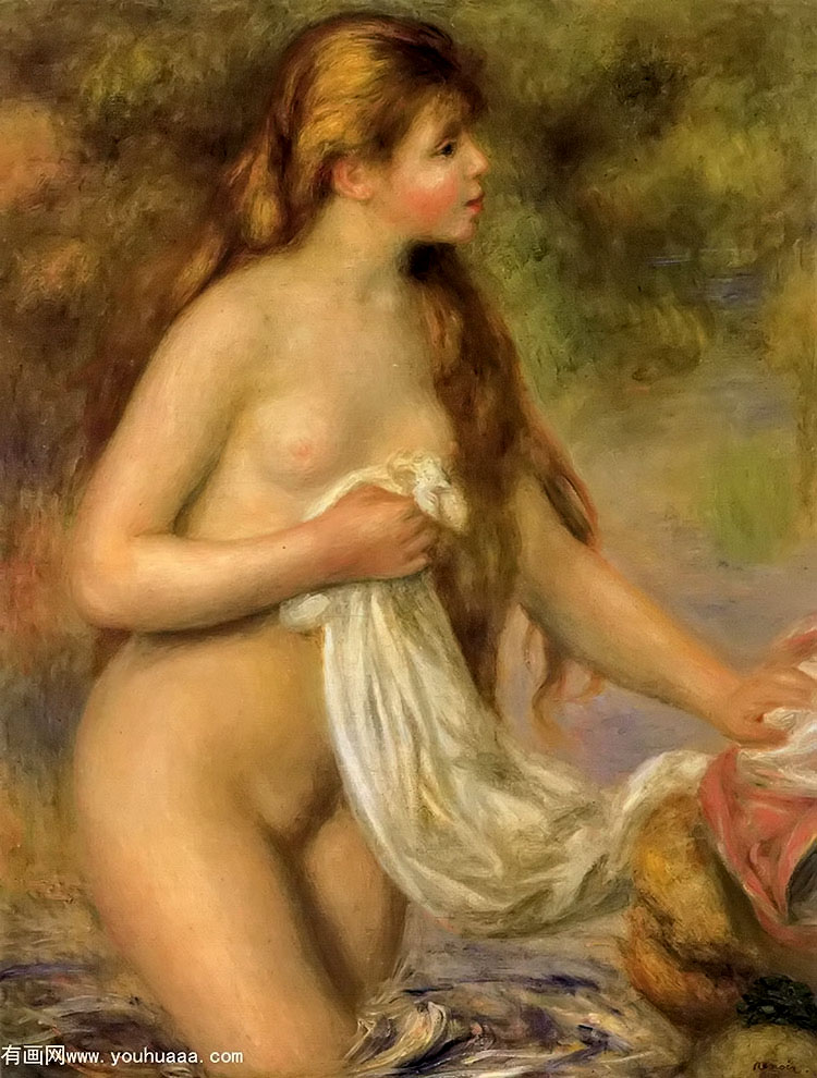 ԡŮ - bather with long hair