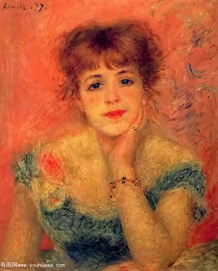 ݡŵȹװ - jeanne samary in a low necked dress