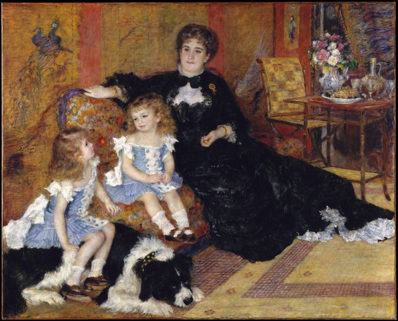 Ķ˵ٰ˺ĺ - madame georges charpentier and her children, georgette and paul