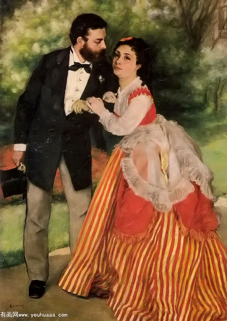 ׵ºϣ˼Ļ - portrait of alfred and marie sisley