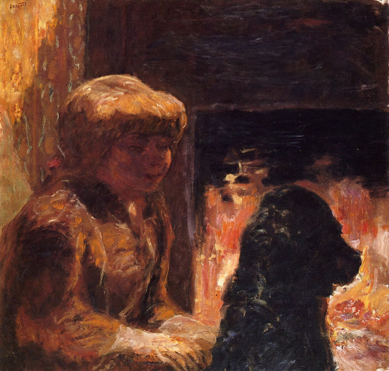 Woman with Dog (also known as Marthe Bonnard and Her Dog)