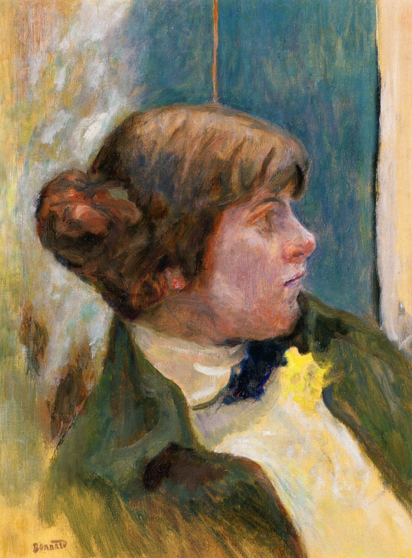 Study for Profile of a Woman in a Bow Tie