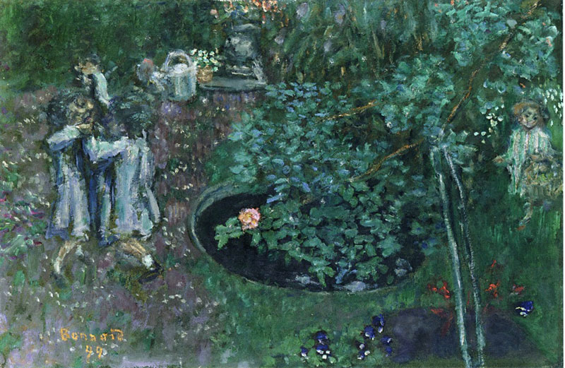 Children Playing in a Garden