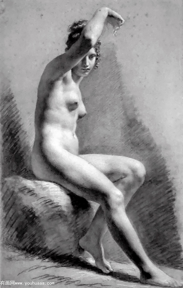 ̧첲Ů - female nude raising her arm