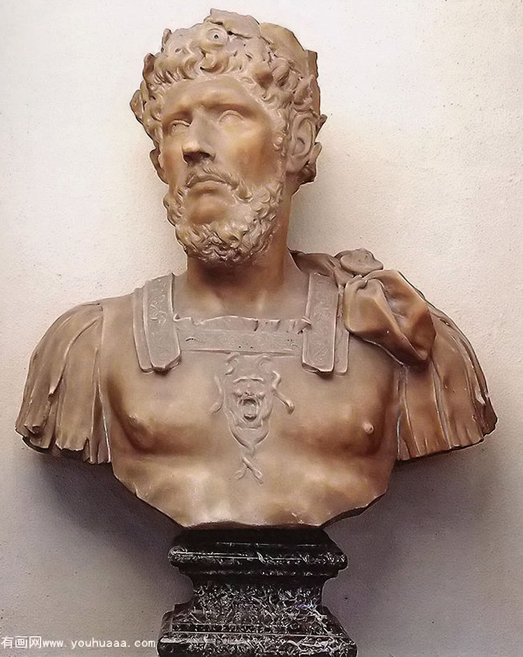 ɡ˹İ - bust of marcus aurelius