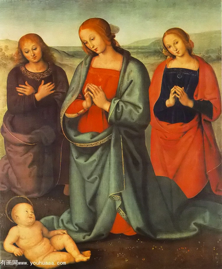 ʥĸʥͽʥӤ - madonna with saints adoring the child