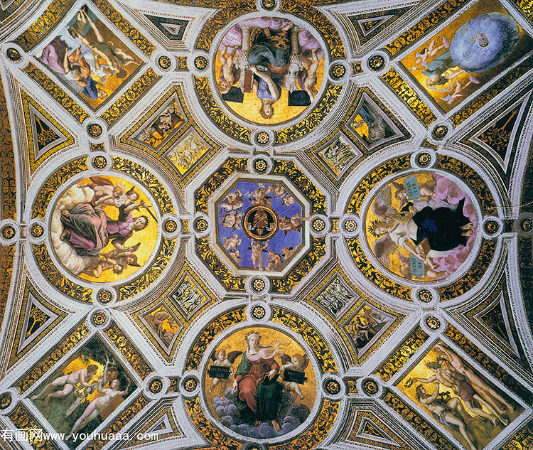 ٸǩ컨 - ceiling of the stanza della segnatura