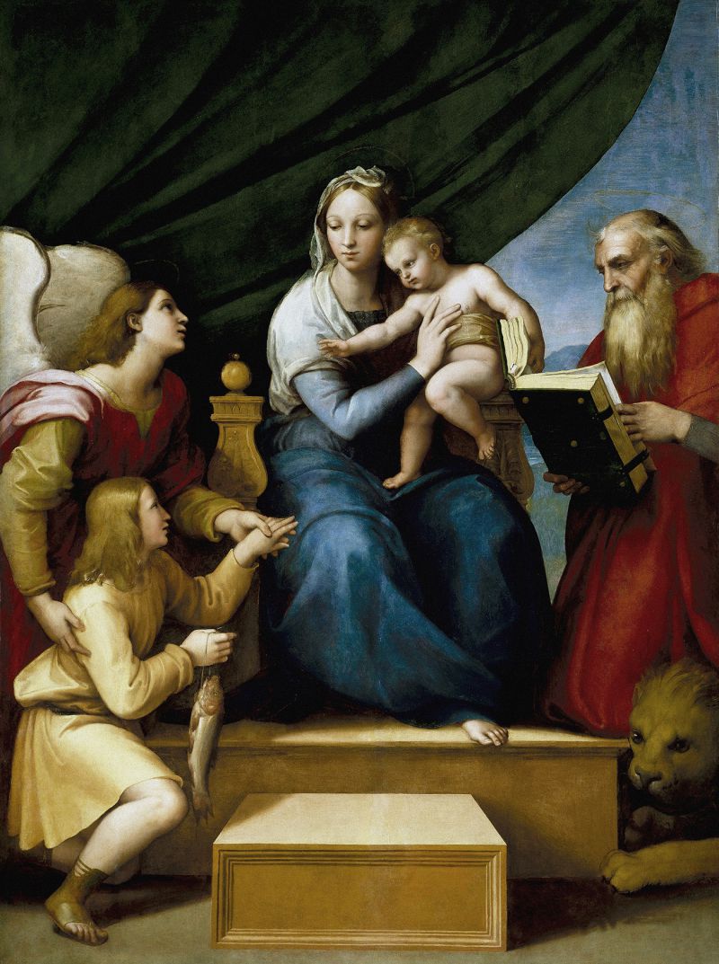 ʥ쳶 - The Holy Family with Raphael