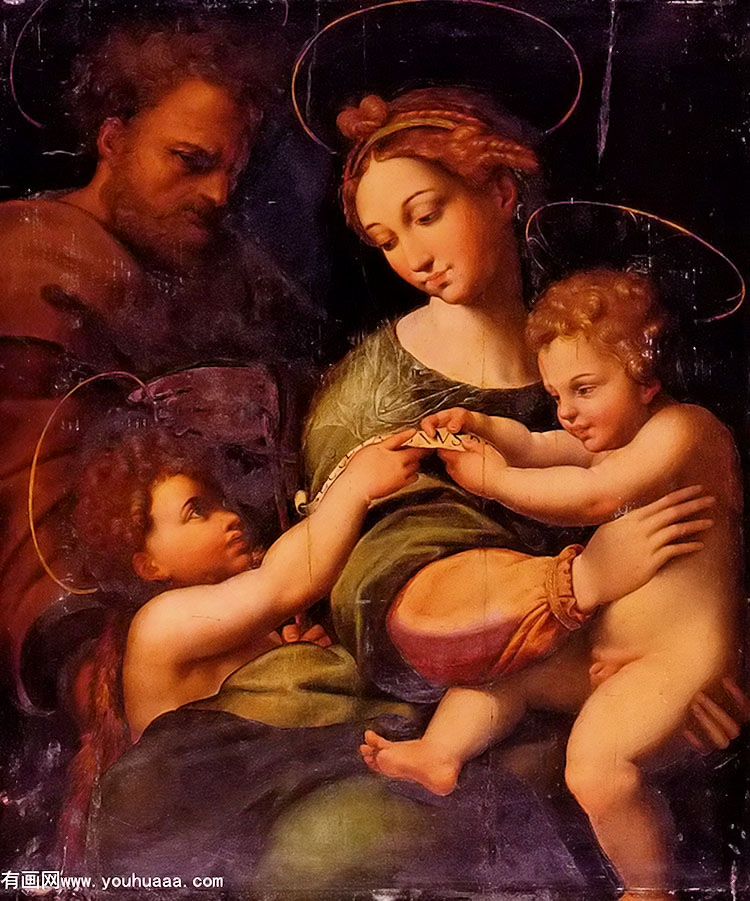 ʥͥʩϴʥԼ - holy family with saint john the baptist