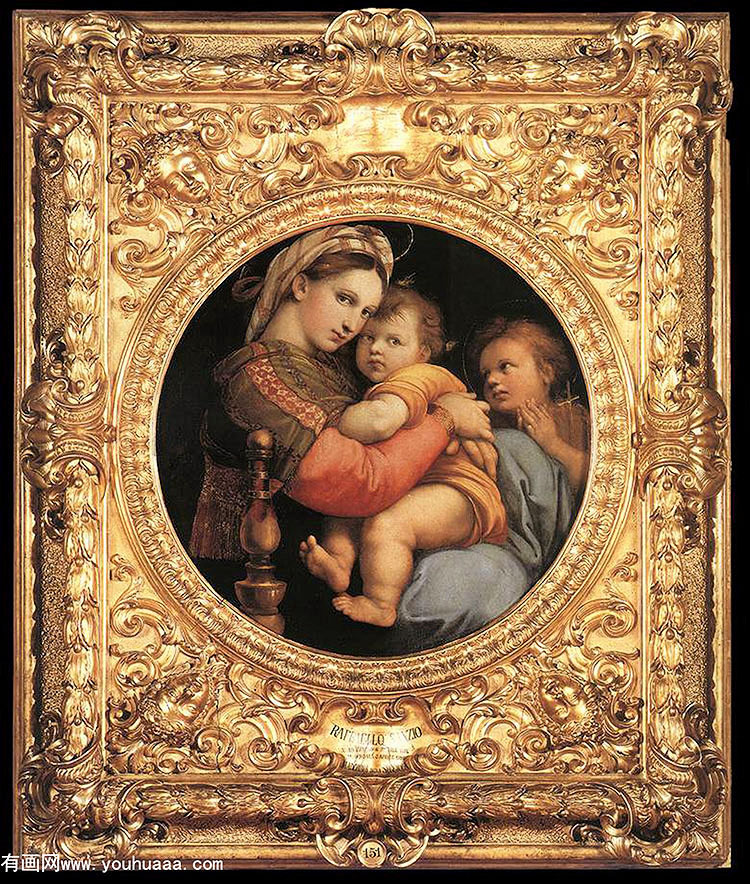 ʥĸ() - madonna della seggiola (framed)