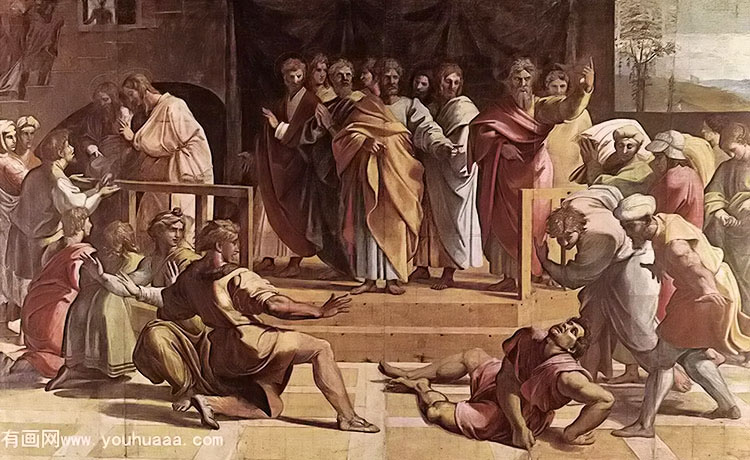 ֮ - the death of ananias