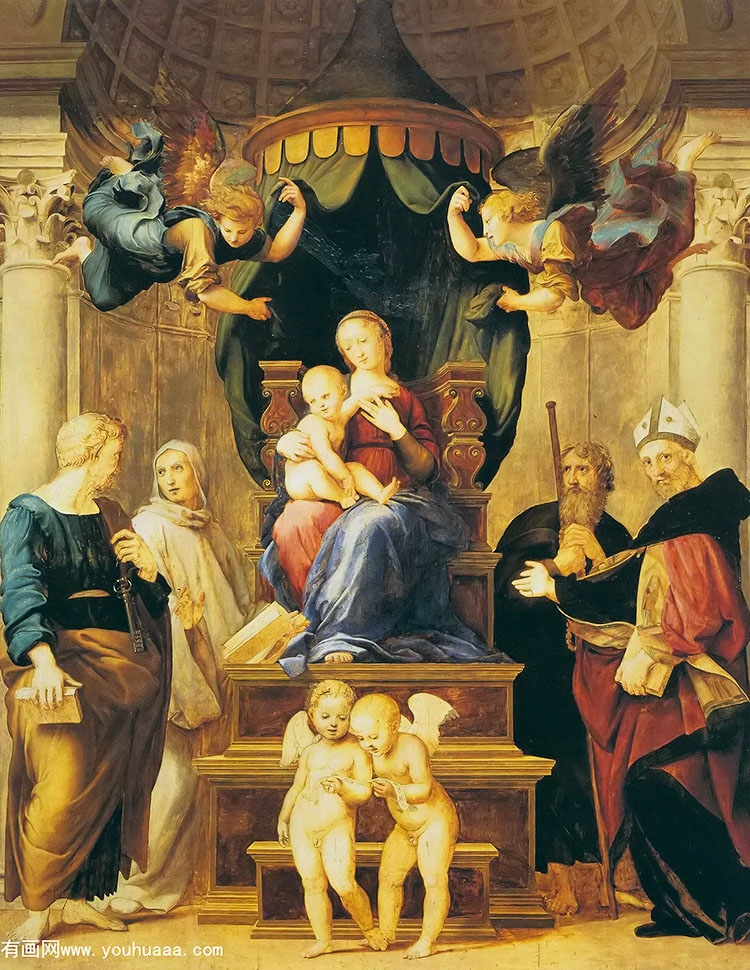 ʥĸλʥͽ - madonna with child and four saints