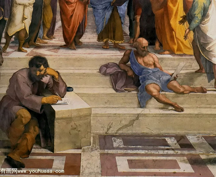 school of athens detail