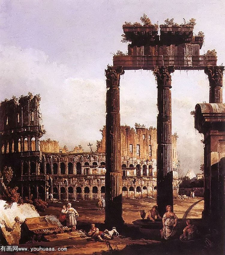 capriccio with the colosseum