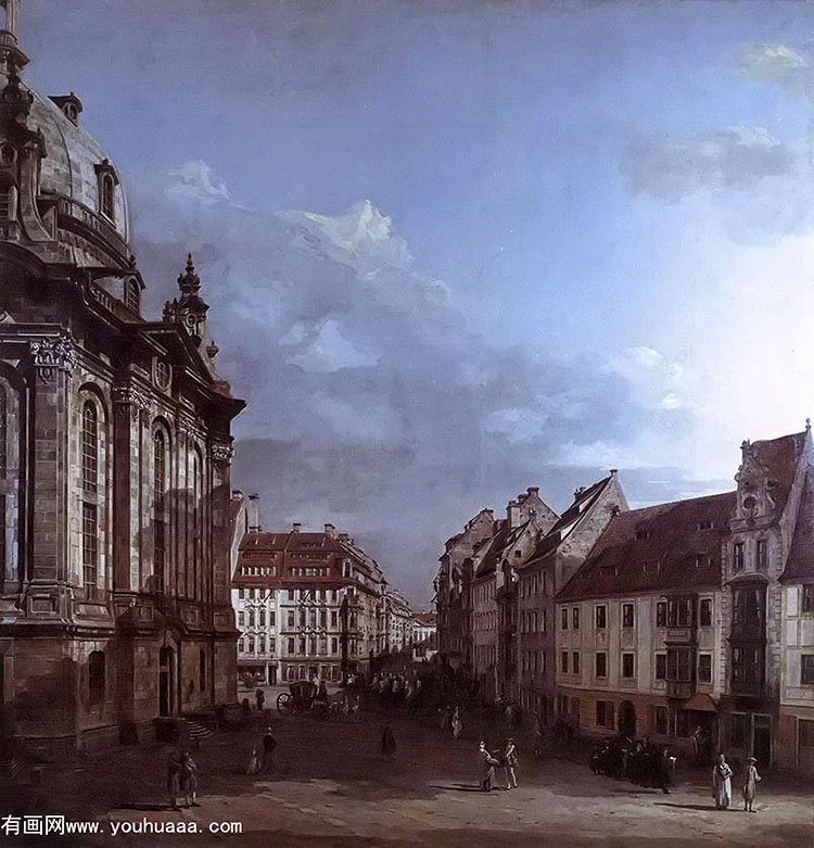 ˹٣ʥĸķƤ - dresden, the frauenkirche and the rampische gasse