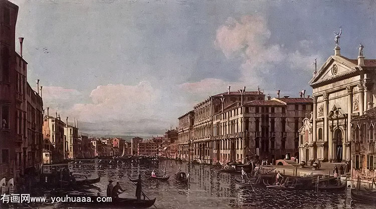 view of the grand canal at san stae