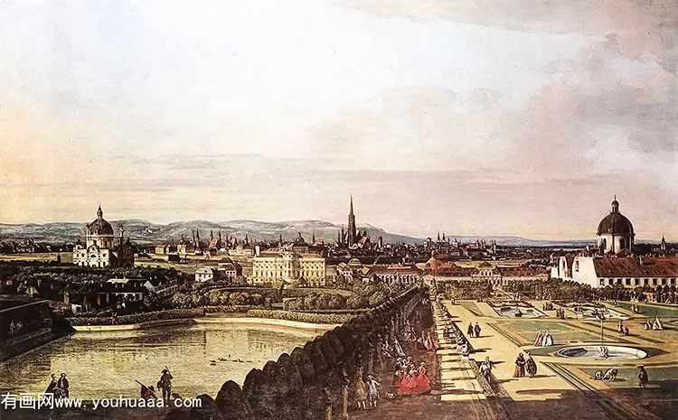 view of vienna from the belvedere