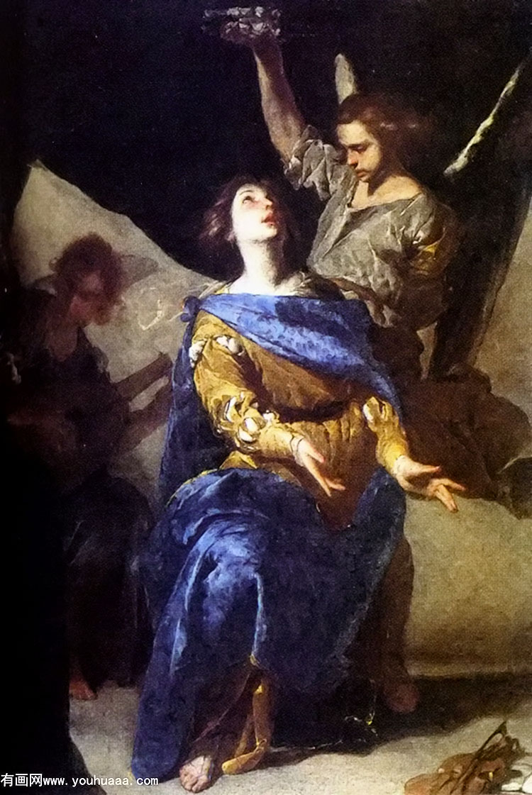 st. cecilia in ecstasy