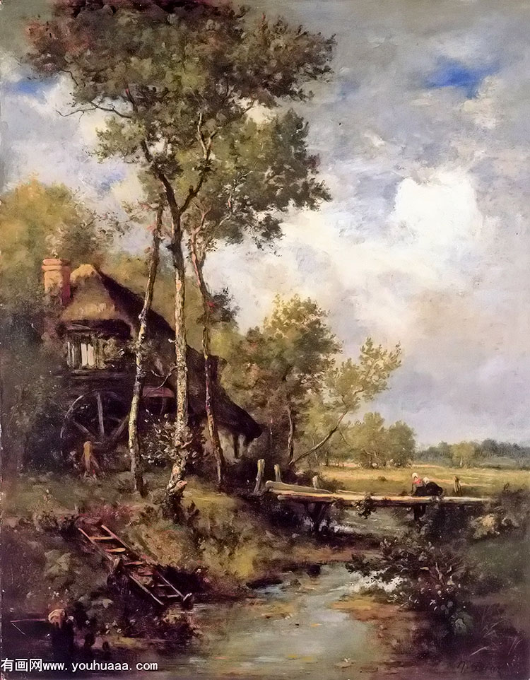 the old windmill near barbizon