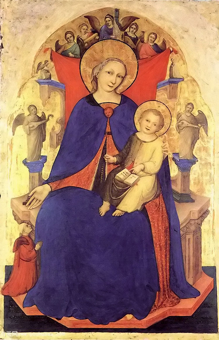 ʥĸһλ - madonna and child and a devotee