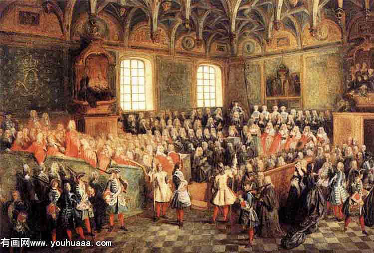 the seat of justice in the parliament of paris in 1723