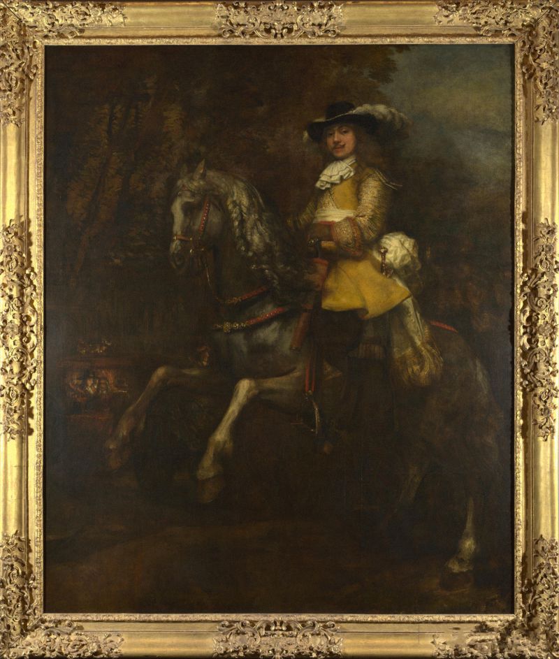 ϵĸ׵ - frederick rihel on horseback